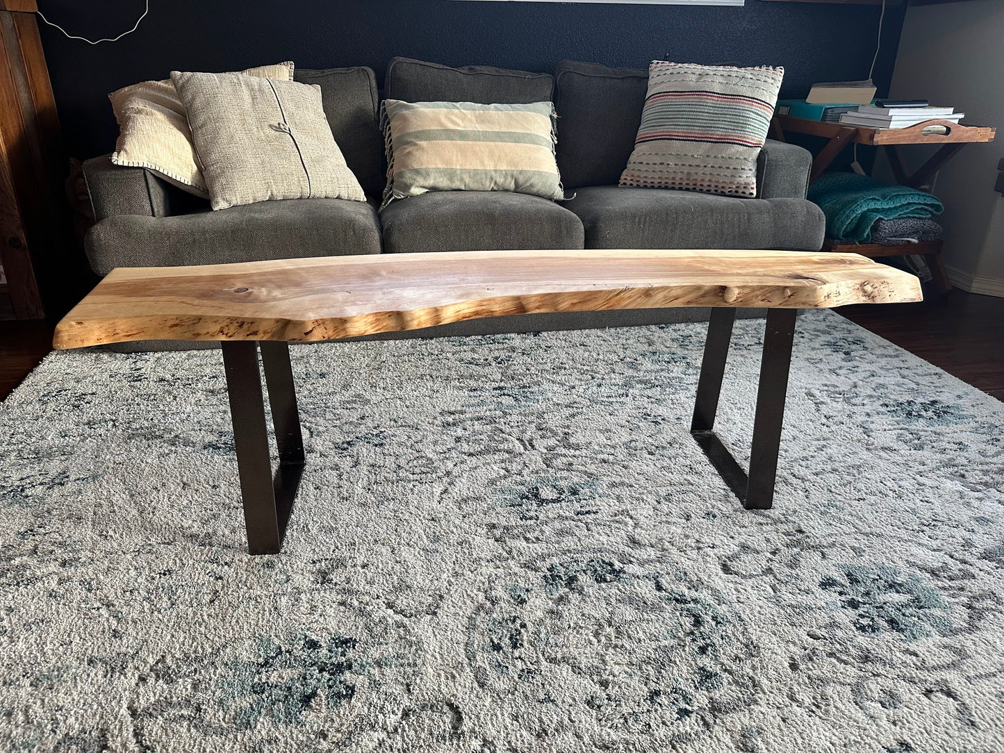 Live Edge Alaskan Birch bench