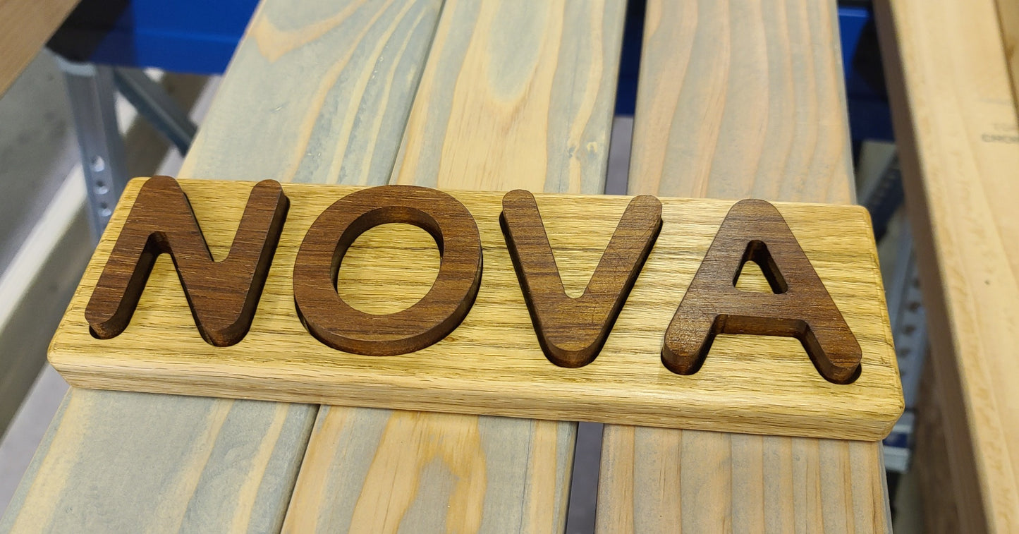 Wooden Name Puzzles