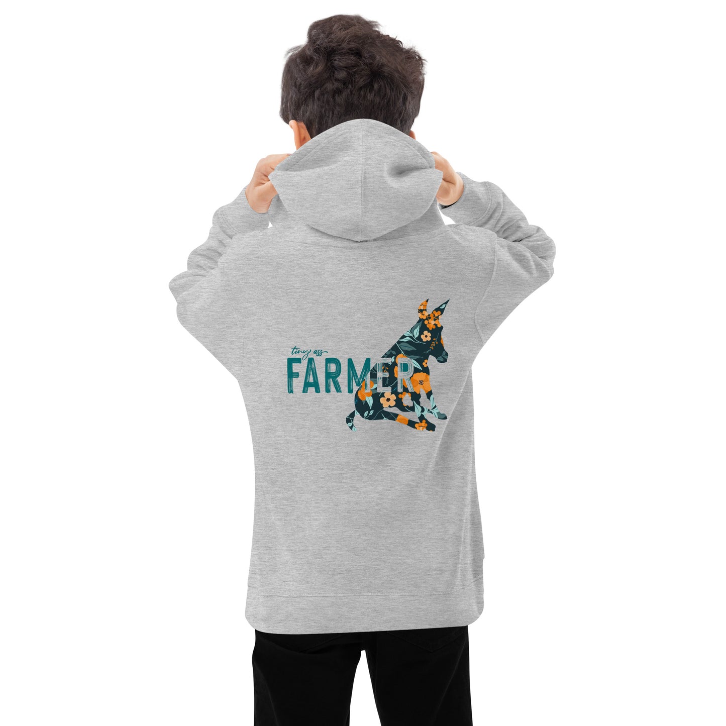 Tiny Ass Farm Kids fleece hoodie