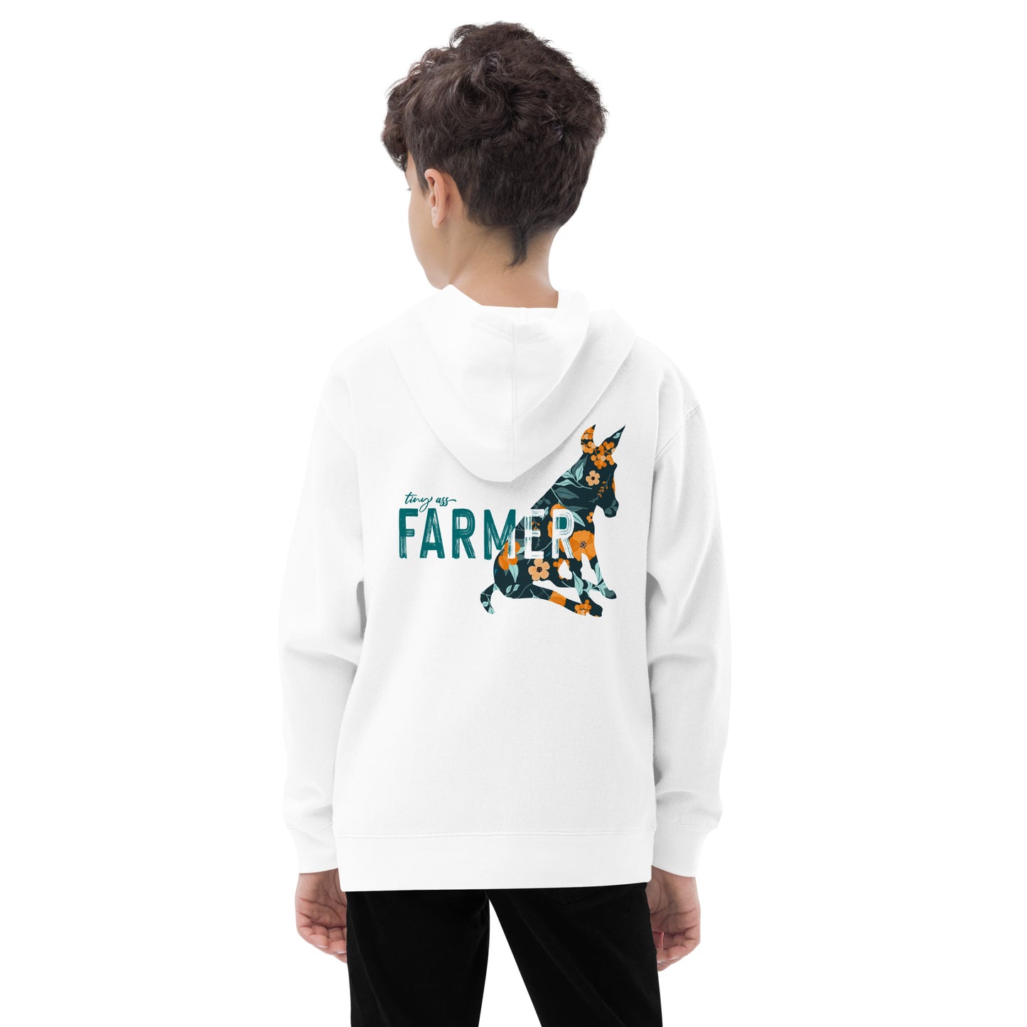 Tiny Ass Farm Kids fleece hoodie