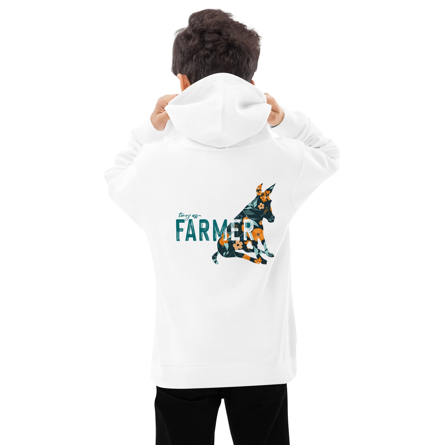 Tiny Ass Farm Kids fleece hoodie