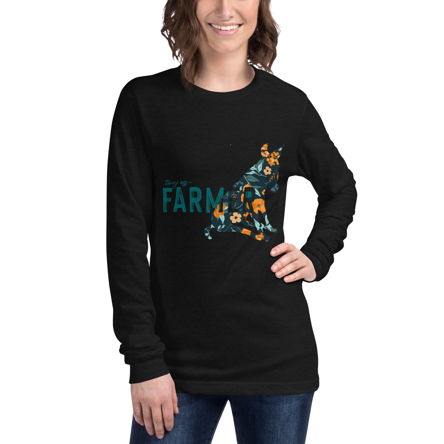 Tiny Ass Farmer Unisex Long Sleeve Tee